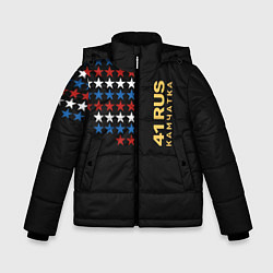 Куртка зимняя для мальчика 41 RUS Камчатка, цвет: 3D-черный