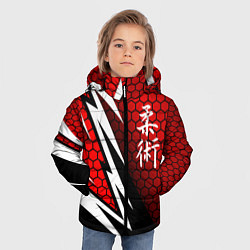 Куртка зимняя для мальчика Джиу - Джитсу : Красная броня, цвет: 3D-красный — фото 2