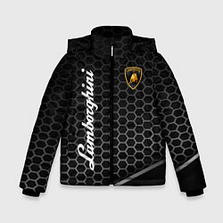 Зимняя куртка для мальчика Lamborghini карбон