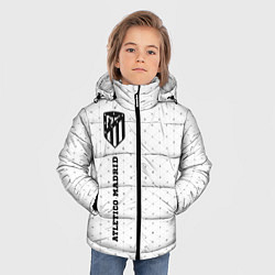 Куртка зимняя для мальчика Atletico Madrid sport на светлом фоне: по-вертикал, цвет: 3D-черный — фото 2