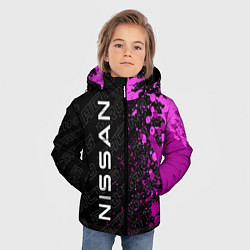 Куртка зимняя для мальчика Nissan pro racing: по-вертикали, цвет: 3D-черный — фото 2