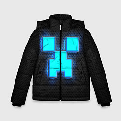Куртка зимняя для мальчика Minecraft Creeper - neon, цвет: 3D-светло-серый