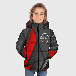 Куртка зимняя для мальчика Nissan sports racing, цвет: 3D-черный — фото 2