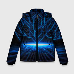 Зимняя куртка для мальчика Цифровые молнии