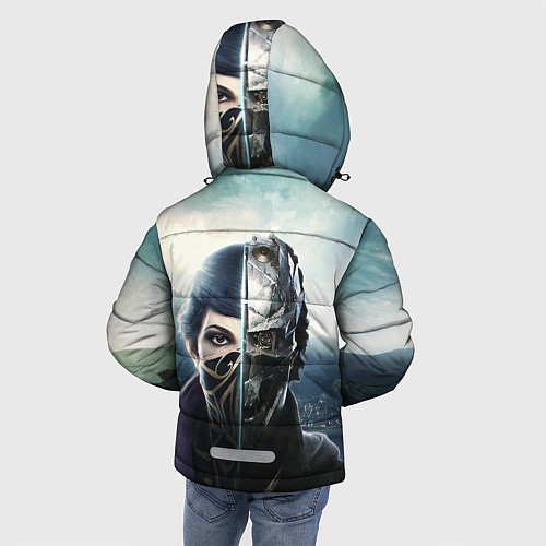 Зимняя куртка для мальчика Dishonored - Эмили Колдуин / 3D-Черный – фото 4