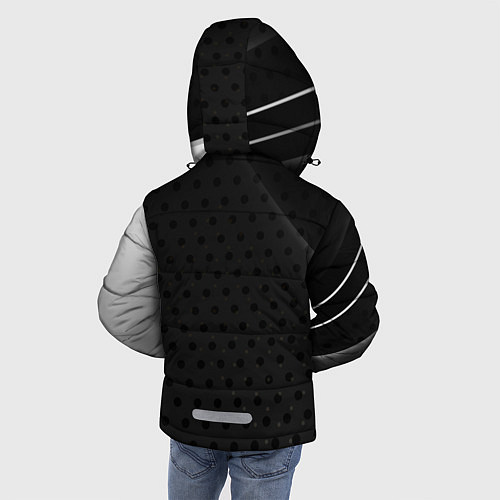 Зимняя куртка для мальчика Daewoo Карбон / 3D-Черный – фото 4