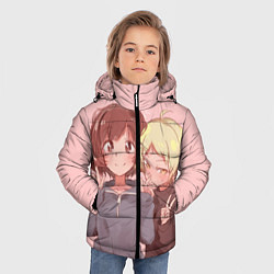 Куртка зимняя для мальчика Юкари и Рико, цвет: 3D-светло-серый — фото 2