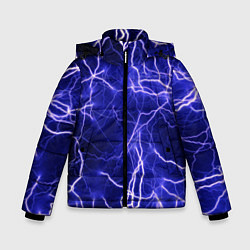 Куртка зимняя для мальчика Многочисленные молнии, цвет: 3D-светло-серый