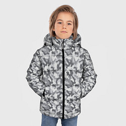 Куртка зимняя для мальчика Камуфляж М-21 серый, цвет: 3D-светло-серый — фото 2