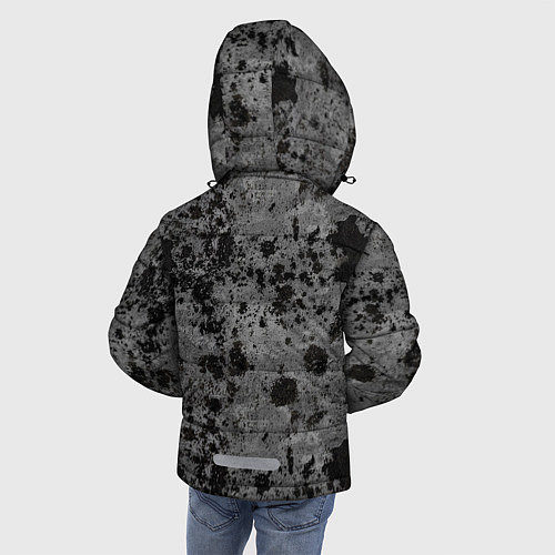 Зимняя куртка для мальчика Камуфляж Metro / 3D-Светло-серый – фото 4
