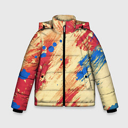 Куртка зимняя для мальчика Палитра, цвет: 3D-красный