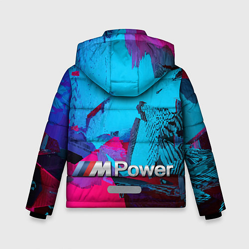 Зимняя куртка для мальчика BMW M Power - extreme / 3D-Светло-серый – фото 2