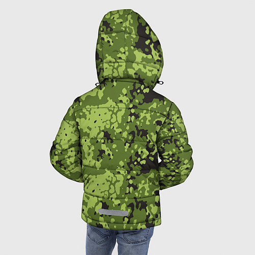 Зимняя куртка для мальчика Камуфляж M-84 / 3D-Черный – фото 4