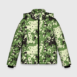 Куртка зимняя для мальчика Камуфляж Flectar-D, цвет: 3D-черный