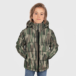 Куртка зимняя для мальчика Камуфляж ВСР-93 вертикалка, цвет: 3D-светло-серый — фото 2