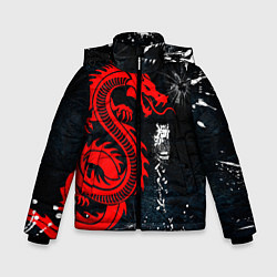Куртка зимняя для мальчика Tokyo Revengers, цвет: 3D-красный