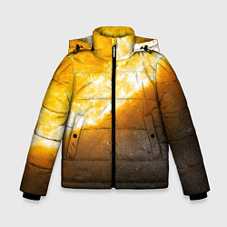Зимняя куртка для мальчика Солнце в космосе