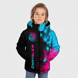 Куртка зимняя для мальчика Chrysler - neon gradient: по-вертикали, цвет: 3D-черный — фото 2