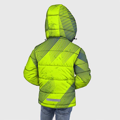 Зимняя куртка для мальчика Green sport style / 3D-Черный – фото 4