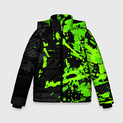 Зимняя куртка для мальчика Black & Green