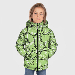 Куртка зимняя для мальчика Химия в хаосе, цвет: 3D-красный — фото 2