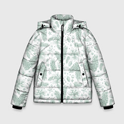 Зимняя куртка для мальчика Шишки и веточки - Новый год