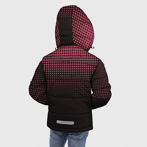 Зимняя куртка для мальчика Неоновые груги / 3D-Черный – фото 4