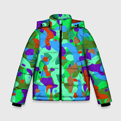 Зимняя куртка для мальчика Абстракция цвета