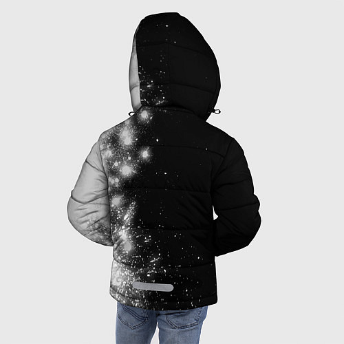Зимняя куртка для мальчика Пилот из России и герб РФ: по-вертикали / 3D-Черный – фото 4