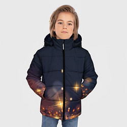Куртка зимняя для мальчика Новогодняя тема 2023, цвет: 3D-красный — фото 2