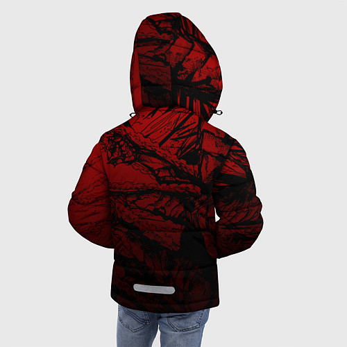 Зимняя куртка для мальчика Пауэр : Человек-бензопила / 3D-Черный – фото 4