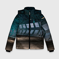 Зимняя куртка для мальчика Коридор космической станции