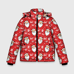 Куртка зимняя для мальчика Дед Мороз - Санта Клаус, цвет: 3D-красный