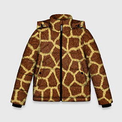 Зимняя куртка для мальчика Текстура жирафа