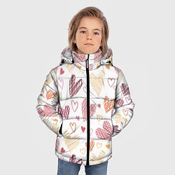 Куртка зимняя для мальчика Hearts world, цвет: 3D-черный — фото 2