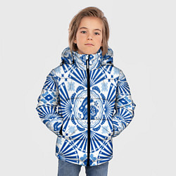 Куртка зимняя для мальчика Blue rabbit, цвет: 3D-черный — фото 2