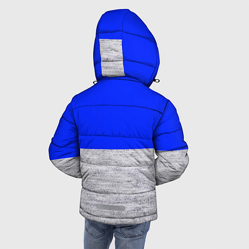 Зимняя куртка для мальчика Merry Christmas синий / 3D-Черный – фото 4