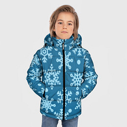 Куртка зимняя для мальчика Blue snow, цвет: 3D-черный — фото 2