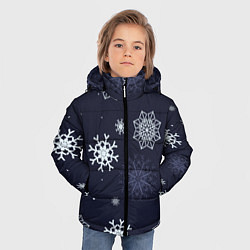 Куртка зимняя для мальчика Снежная ночь, цвет: 3D-черный — фото 2