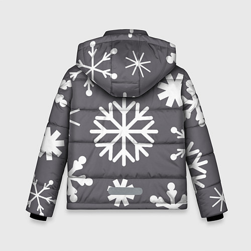Зимняя куртка для мальчика Snow in grey / 3D-Черный – фото 2