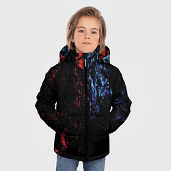 Куртка зимняя для мальчика Потёртая, цвет: 3D-черный — фото 2
