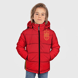 Куртка зимняя для мальчика Форма сборной Испании ЧМ 2022, цвет: 3D-светло-серый — фото 2
