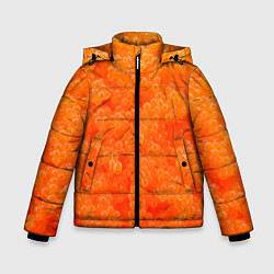 Куртка зимняя для мальчика Красная икорка, цвет: 3D-черный
