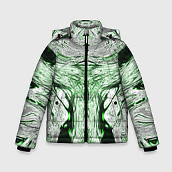 Зимняя куртка для мальчика Зеленый узор