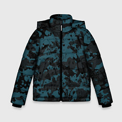 Зимняя куртка для мальчика Тёмно-синий камуфляж