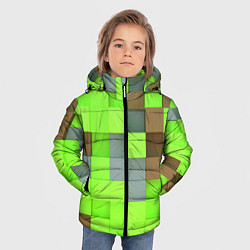 Куртка зимняя для мальчика Матвей майнкрафт, цвет: 3D-красный — фото 2