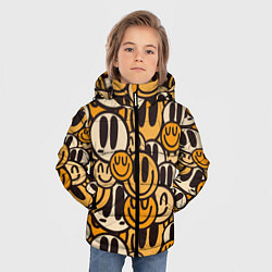 Куртка зимняя для мальчика Позитивный принт, цвет: 3D-светло-серый — фото 2