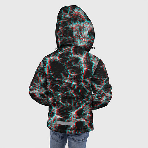 Зимняя куртка для мальчика Сеть нейронов / 3D-Черный – фото 4