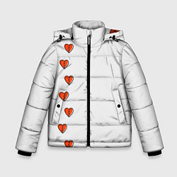 Зимняя куртка для мальчика Дорожка разбитых сердец - светлый
