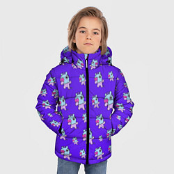 Куртка зимняя для мальчика BT21 Mang pattern BTS, цвет: 3D-черный — фото 2